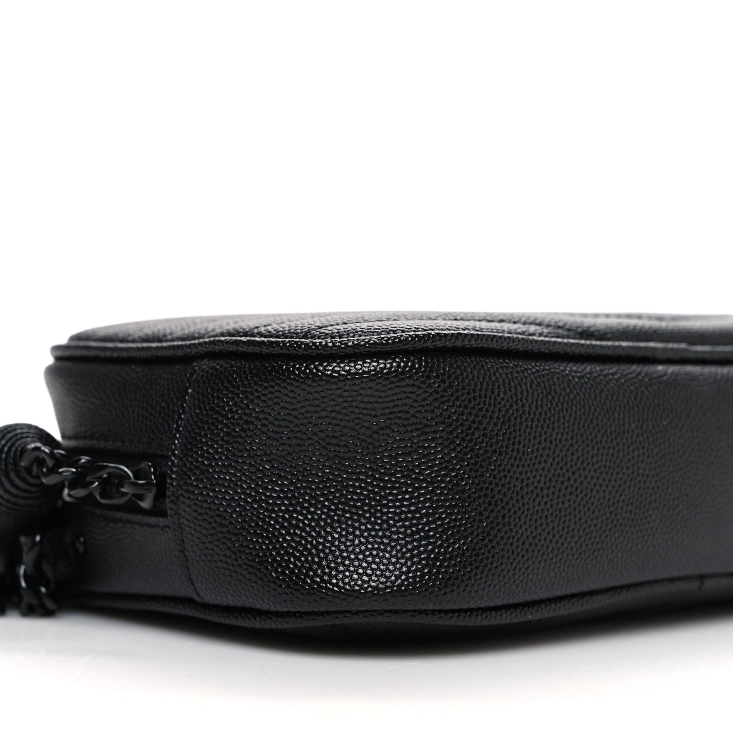 Grain De Poudre Matelasse Monochrome Monogram Mini Lou Camera Bag Black