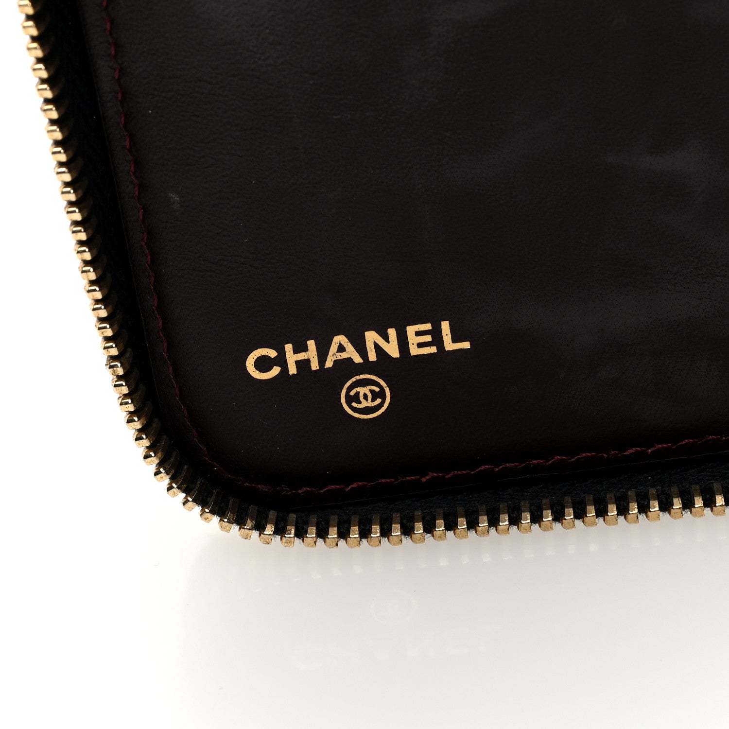 Chanel Caviar Quilted Large Zip Around Organizer Wallet Black 6 of 9