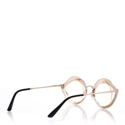 Gucci Metal Crystal Cat Eye Sunglasses GG0046/S Light Pink 4 of 8