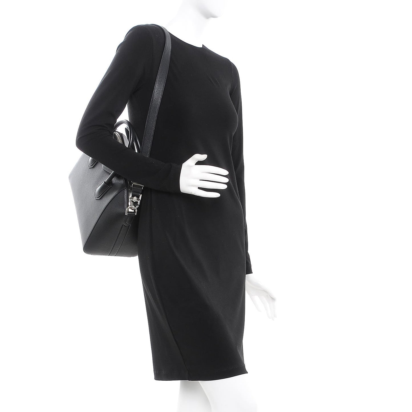 Sugar Goatskin Small Antigona Black