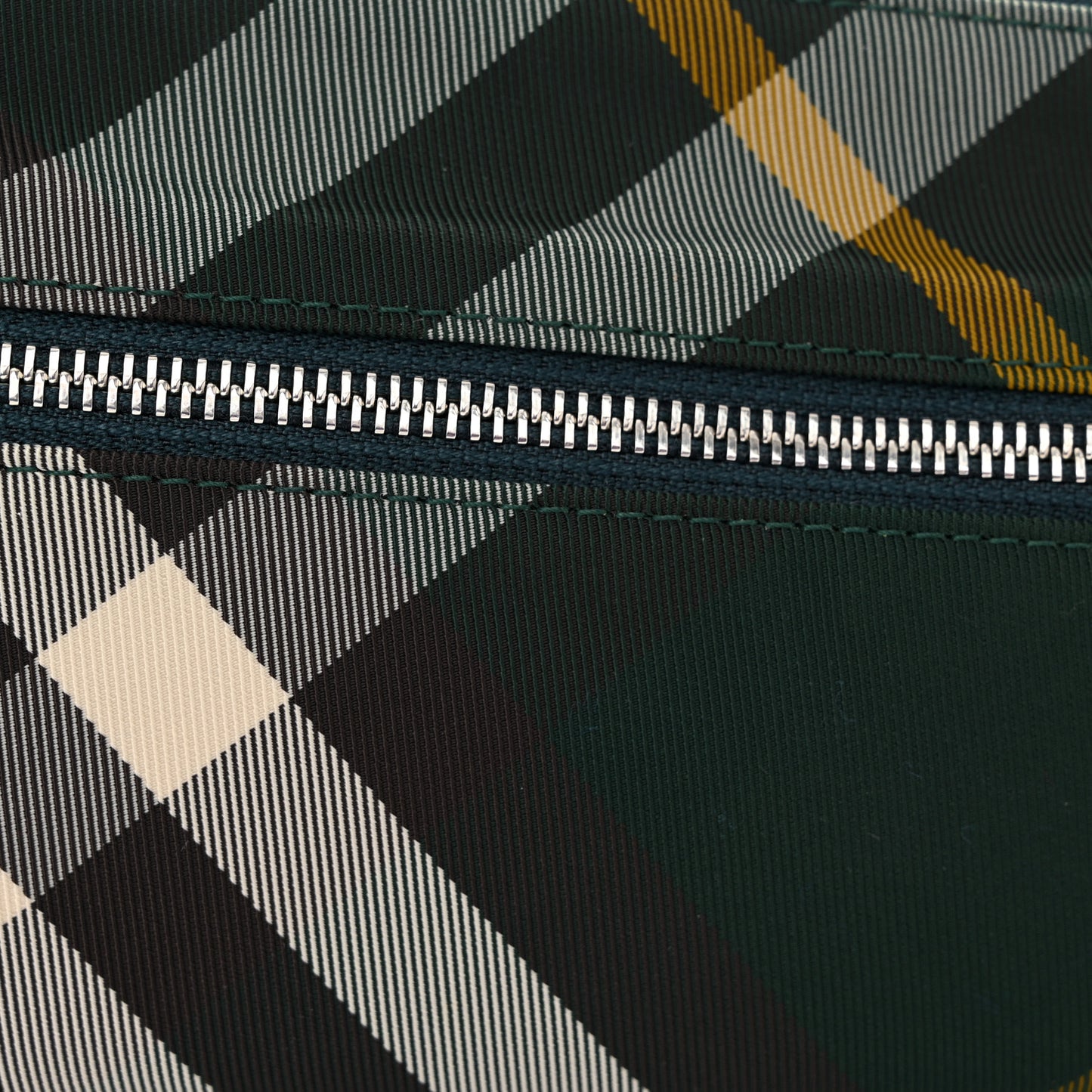 Nylon Shield Check Crossbody Bag Ivy