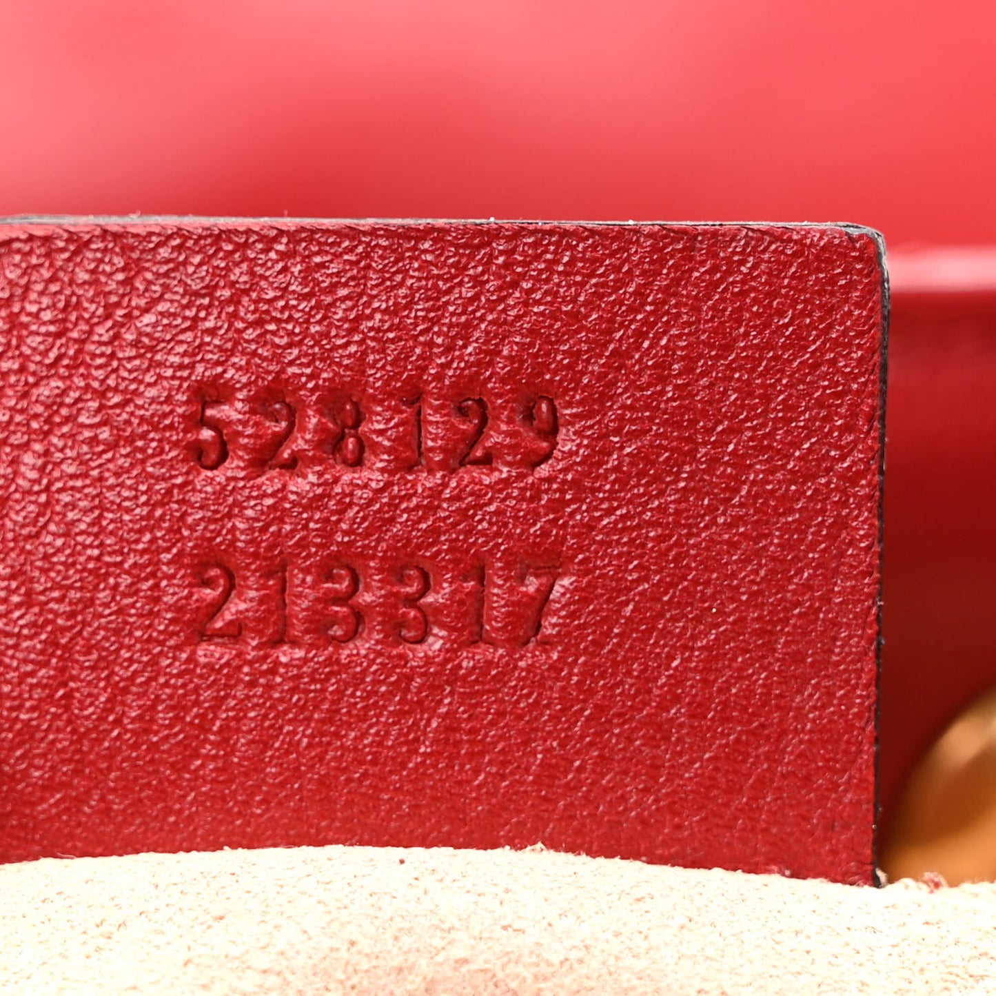 Calfskin Matelasse GG Marmont Flap Backpack Hibiscus Red