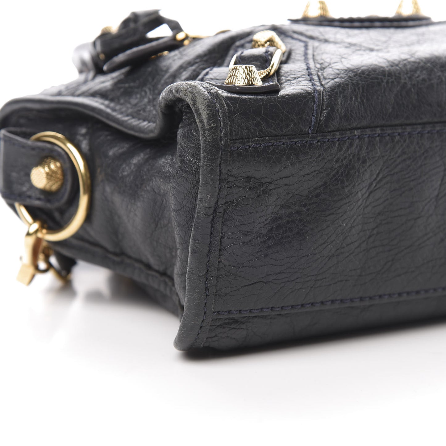 Agneau Giant 12 Gold Hardware Mini City Anthracite
