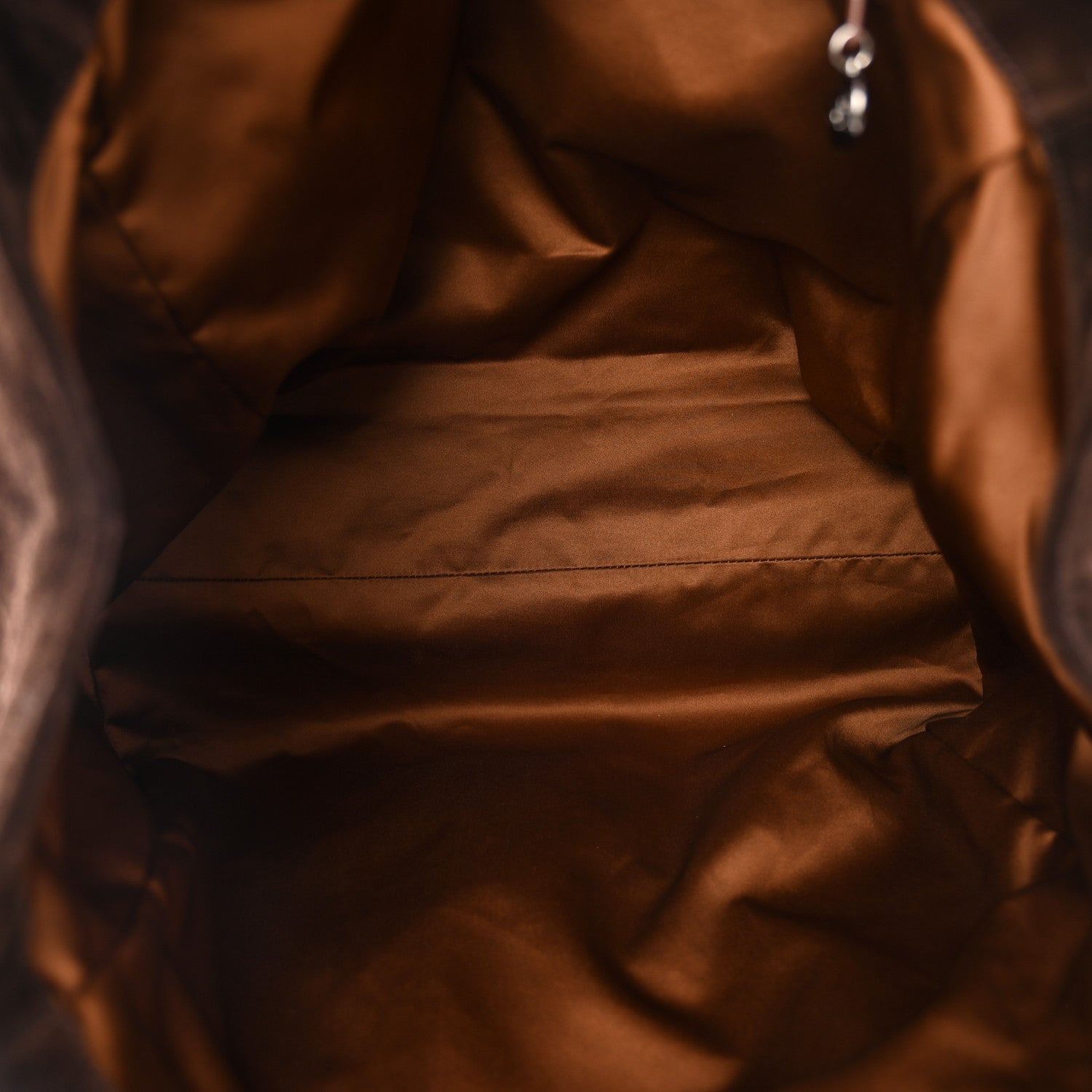 Chanel Suede CC Shoulder Bag Brown 5 of 10