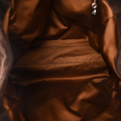 Chanel Suede CC Shoulder Bag Brown 5 of 10