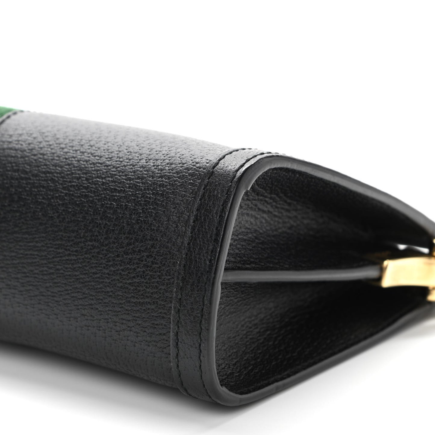 Calfskin GG Web Small Ophidia Chain Shoulder Bag Black