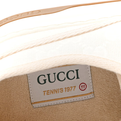 Gucci GG Monogram Mens 1977 Tennis Platform 52mm Sneakers 11 Great White Mystic White 8 of 9