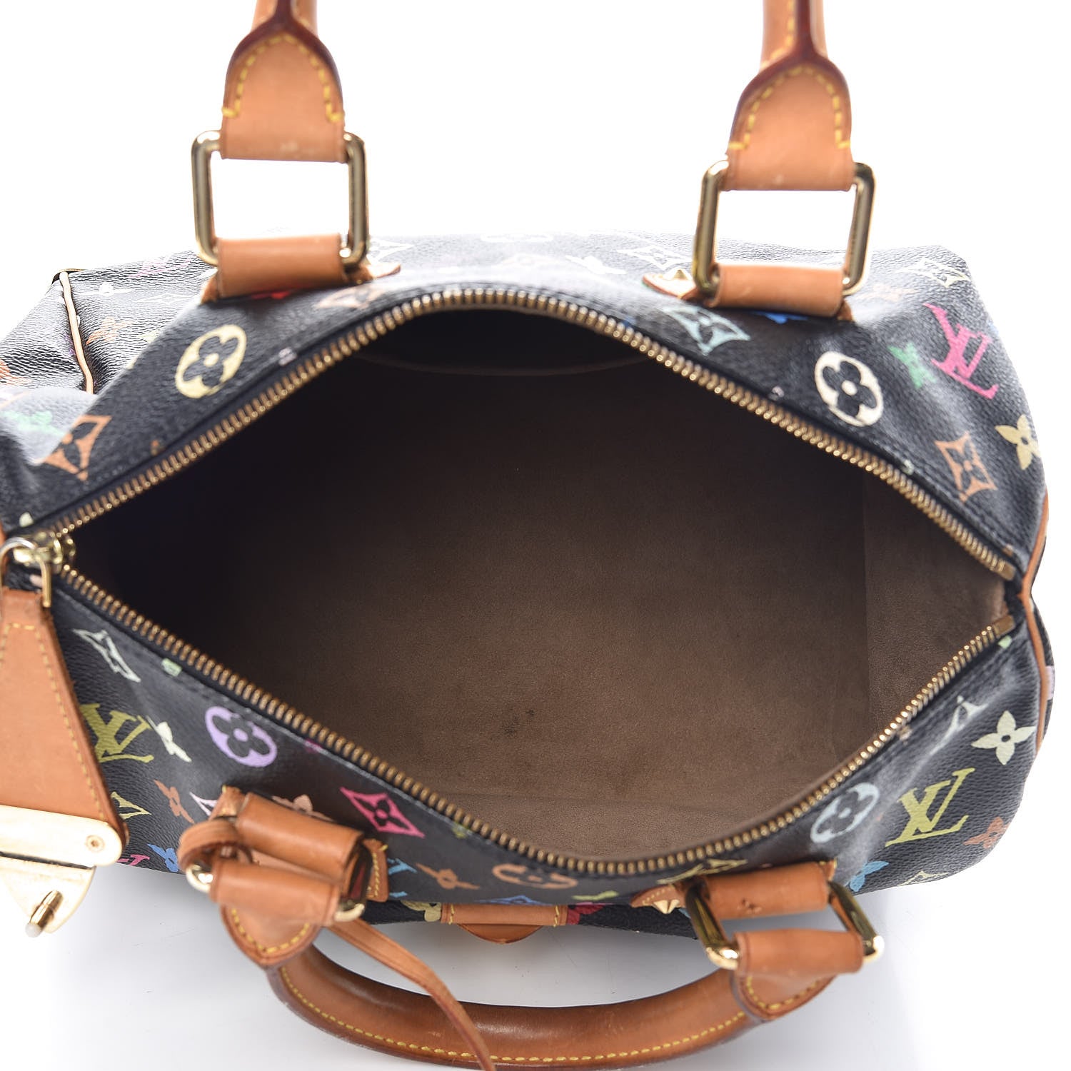 Louis Vuitton Monogram Multicolor Speedy 30 Black 5 of 16