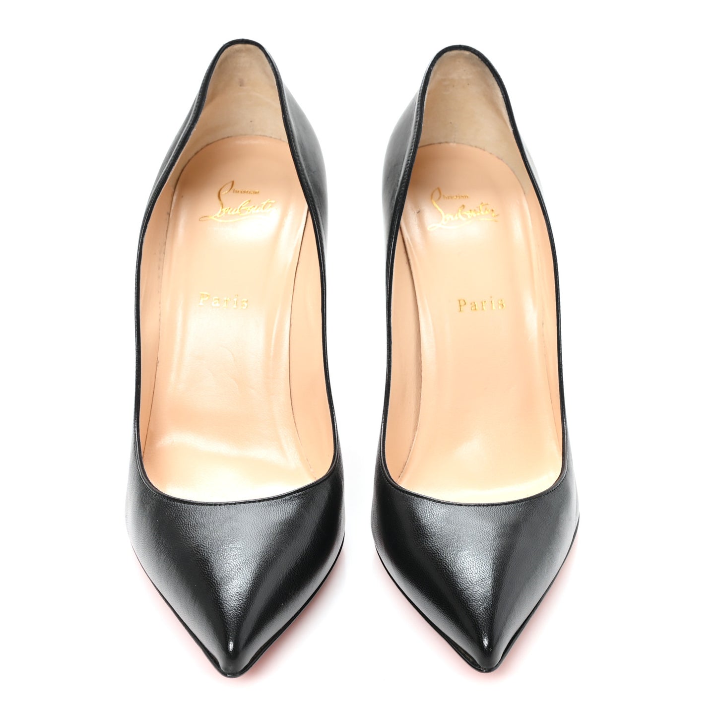 Shiny Nappa Pigalle Follies 100 Pumps 41.5 Black