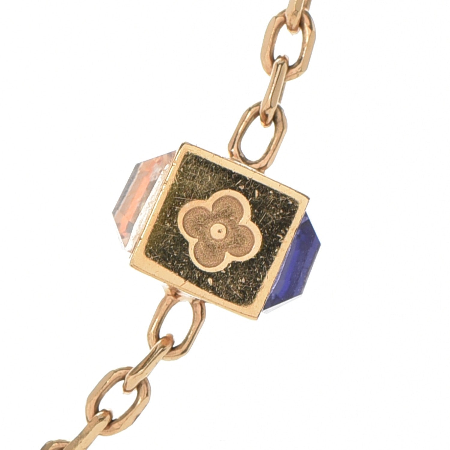 Louis Vuitton Swarovski Gamble Short Necklace Azur 6 of 11