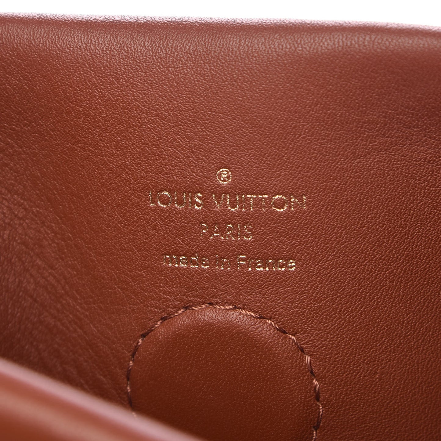 Monogram Tuileries Besace Caramel Rouge