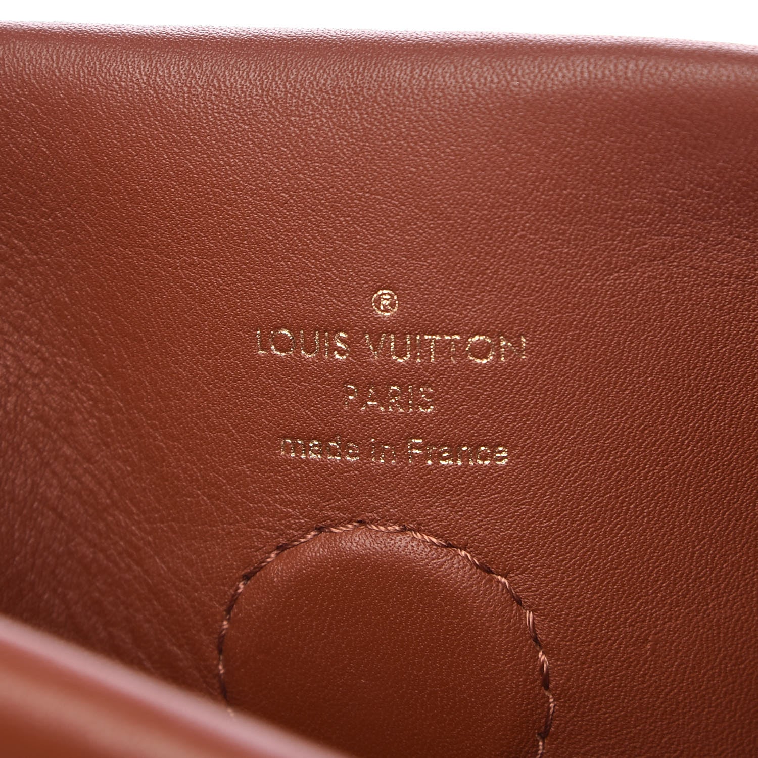 Louis Vuitton Monogram Tuileries Besace Caramel Rouge 6 of 11