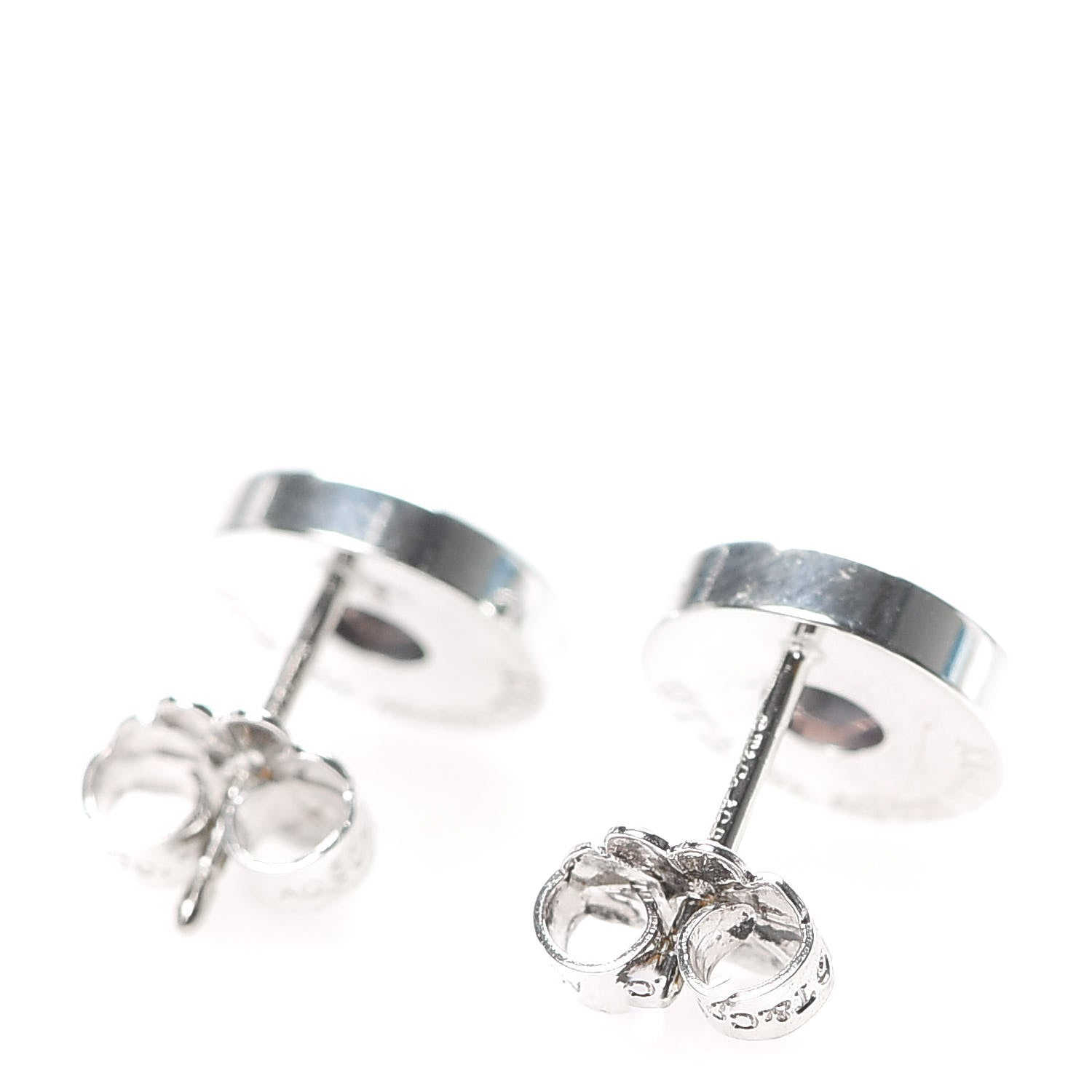 Tiffany Sterling Silver 1837 Circle Earrings 3 of 5