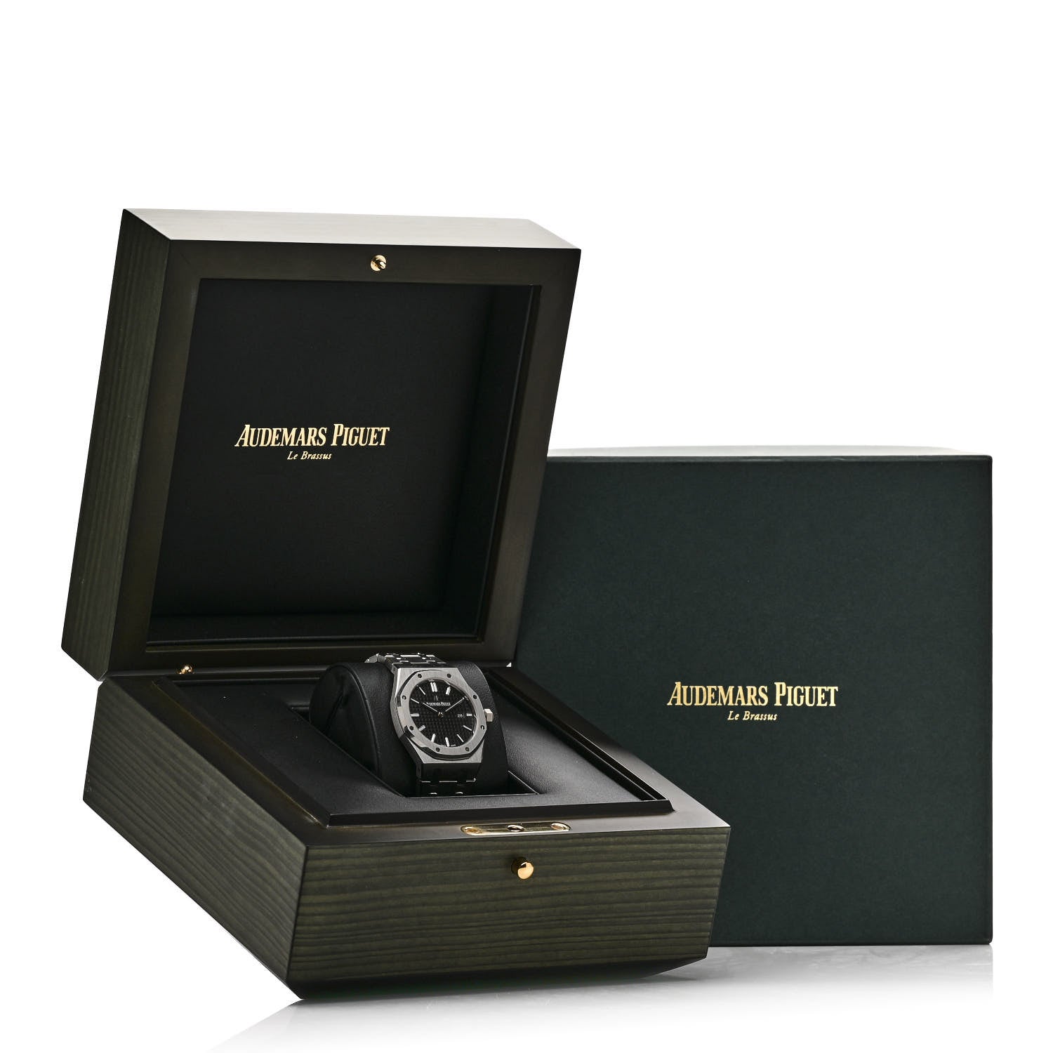 Audemars Piguet Stainless Steel 33mm Royal Oak Quartz Watch Black 67650ST.OO.1261ST.01 5 of 5