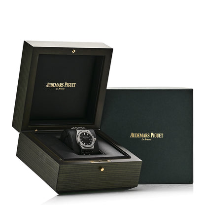 Audemars Piguet Stainless Steel 33mm Royal Oak Quartz Watch Black 67650ST.OO.1261ST.01 5 of 5
