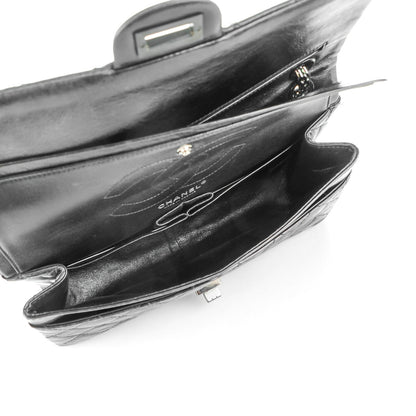 Chanel Glazed Calfskin Quilted 2.55 Reissue 226 Flap So Black 5 of 8