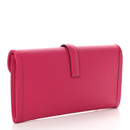 Hermes Swift Verso Jige Elan 29 Clutch Rose Mexico Rouge Piment 3 of 7