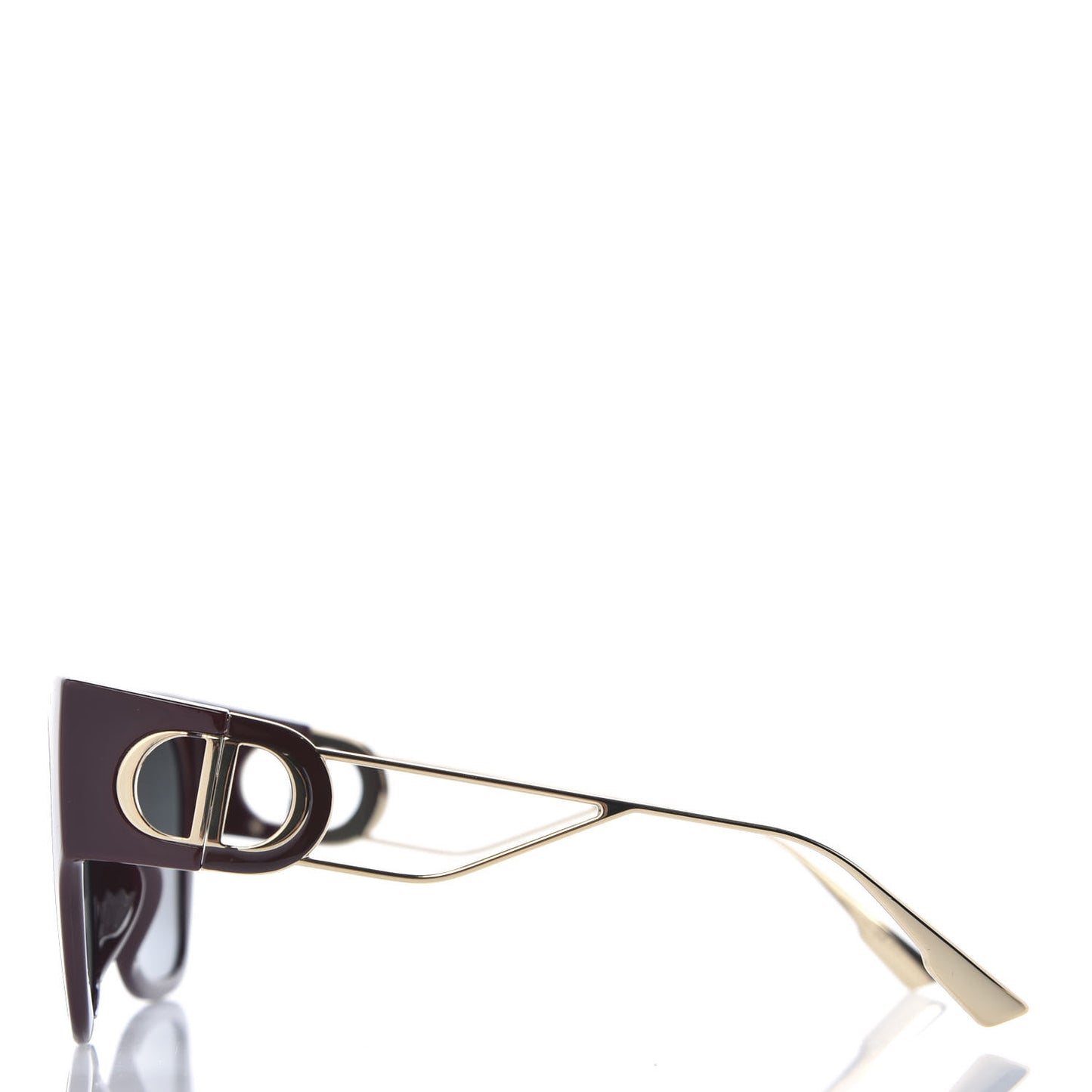 Rectangular 30 Montaigne 1 Sunglasses Burgundy