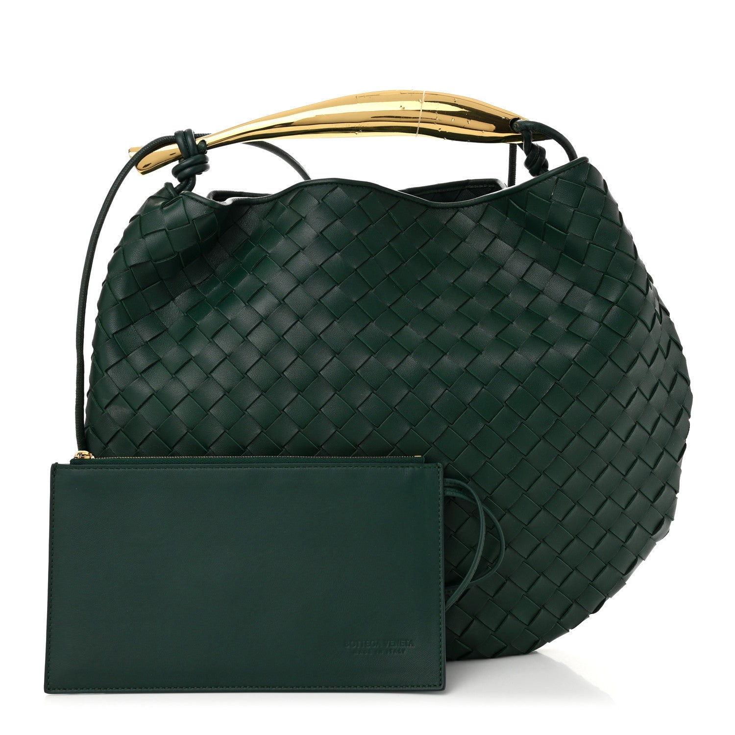 Bottega Veneta Nappa Intrecciato Medium Sardine Bag Emerald Green 3 of 11