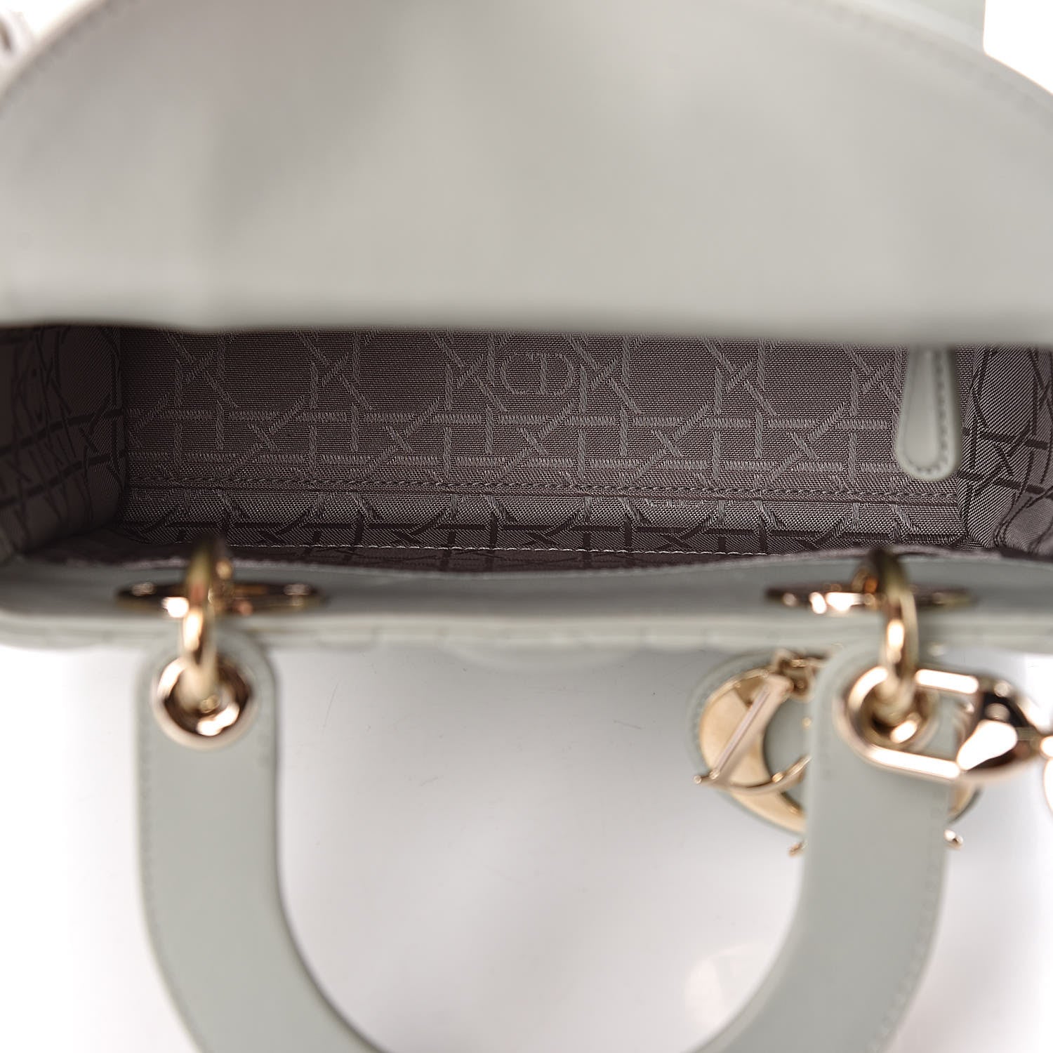 Christian Dior Lambskin Cannage Small My Lady Dior Pistachio 5 of 11