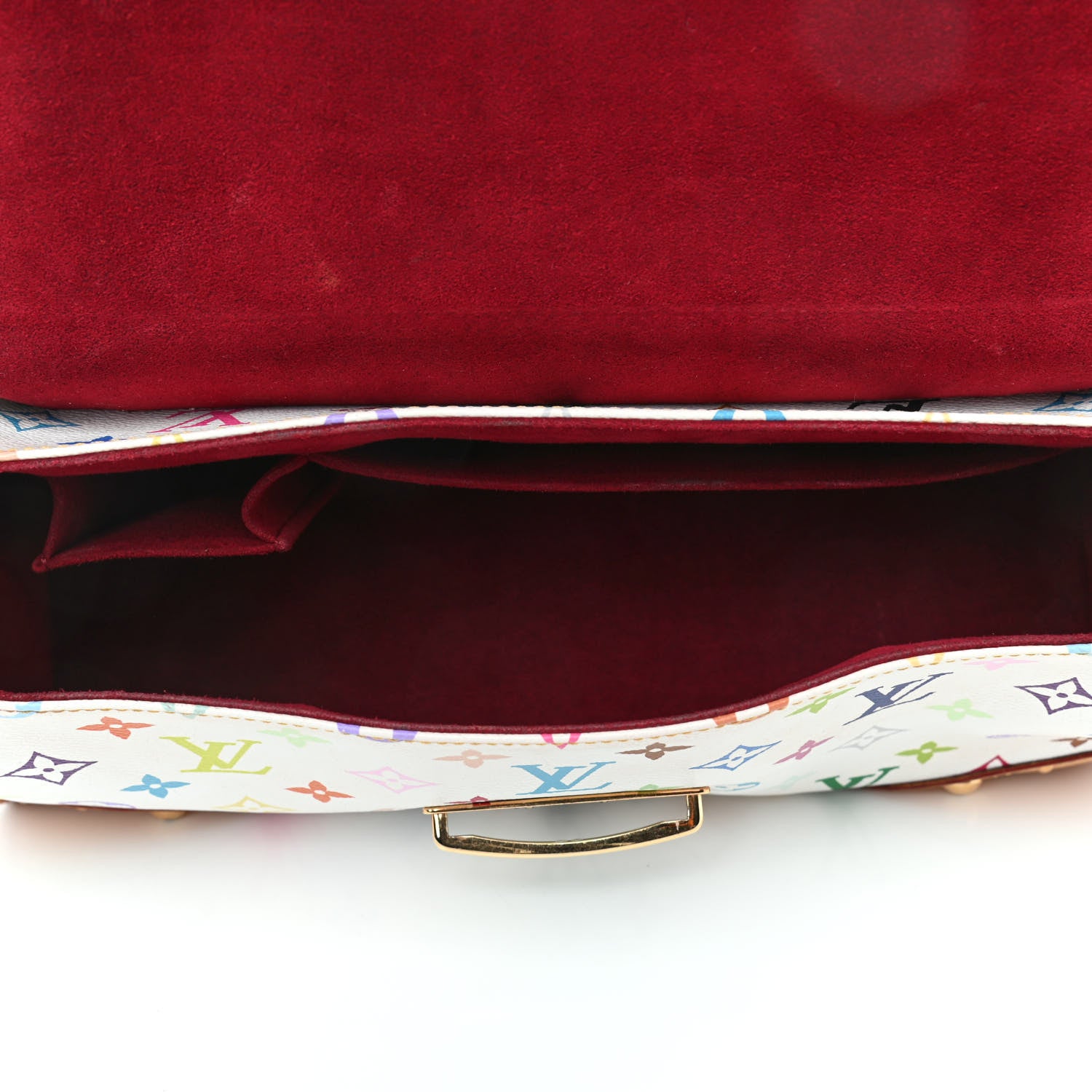 Louis Vuitton Monogram Multicolor Beverly MM White 4 of 19