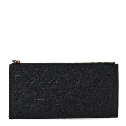 Louis Vuitton Empreinte Felicie Chain Wallet Zippered Insert Black 1 of 6