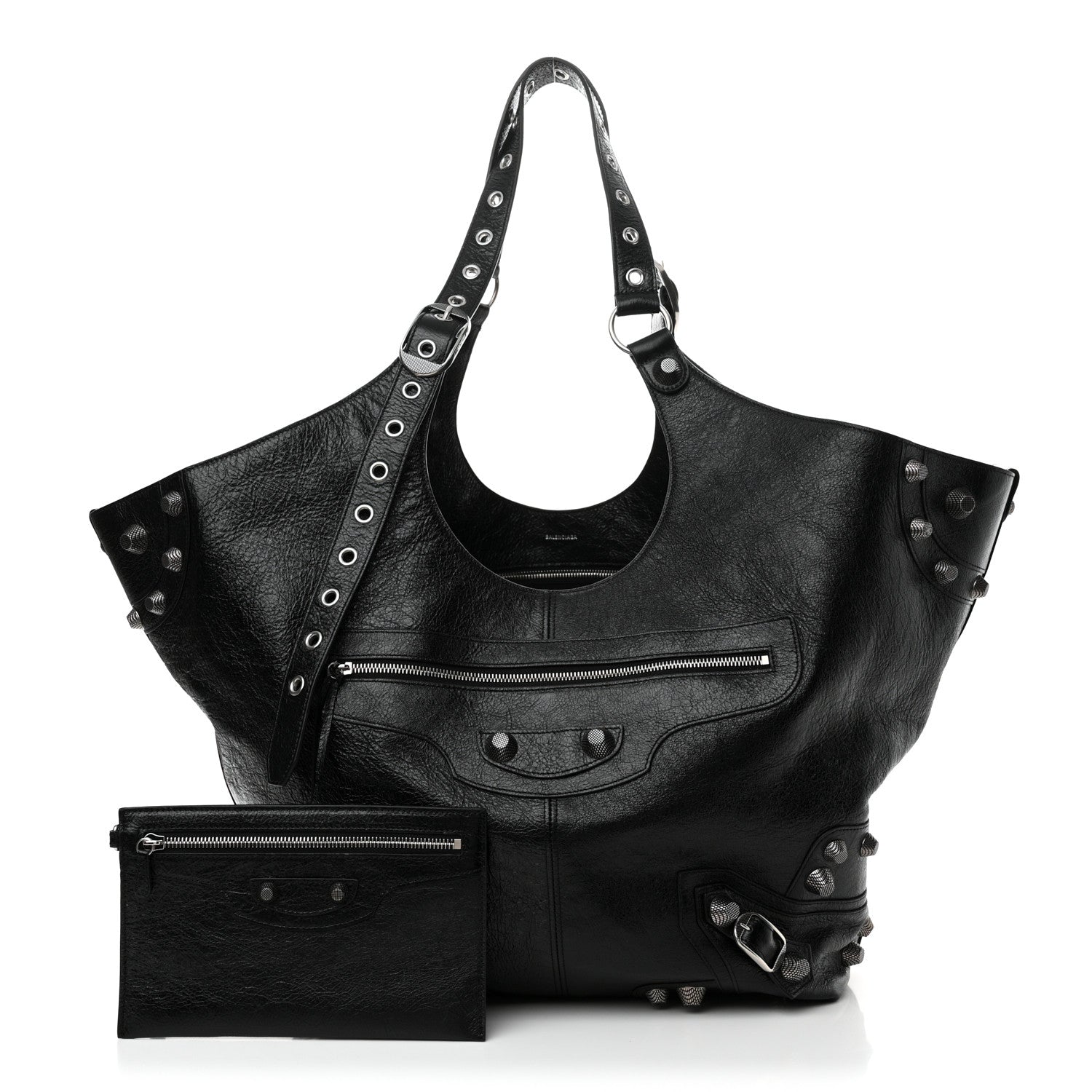 Balenciaga Agneau Arena Large Le Cagole Carry All Bag Black 3 of 11