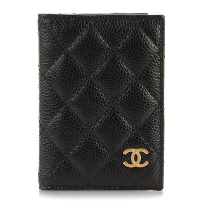 Chanel Caviar Quilted Card Holder Wallet Black 1 of 7
