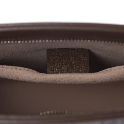 Gucci GG Supreme Monogram Horsebit 1955 Zip Pouch Beige Brown Sugar 7 of 11