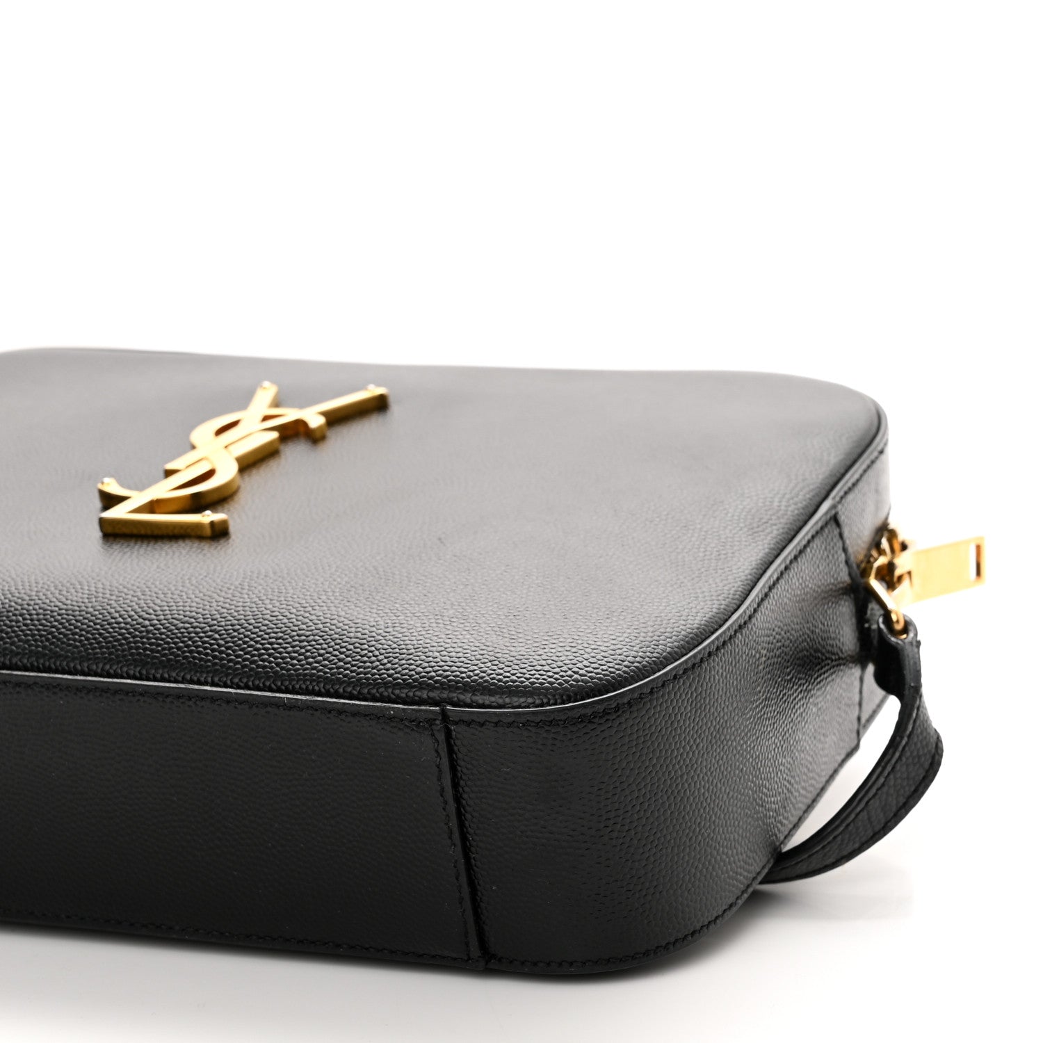 Saint Laurent Grain De Poudre Medium Classic Monogram Camera Bag Black 8 of 9