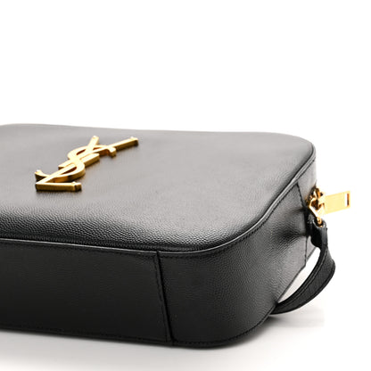 Saint Laurent Grain De Poudre Medium Classic Monogram Camera Bag Black 8 of 9