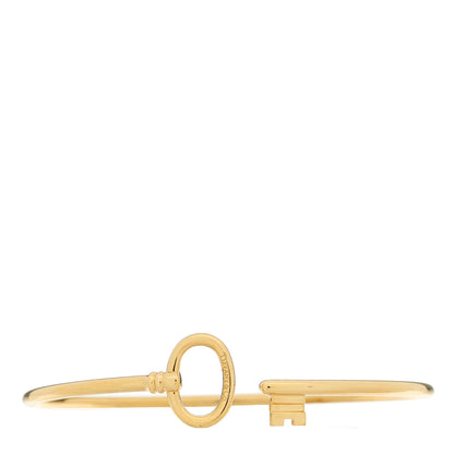 Tiffany 18K Yellow Gold Keys Wire Bracelet 1 of 3