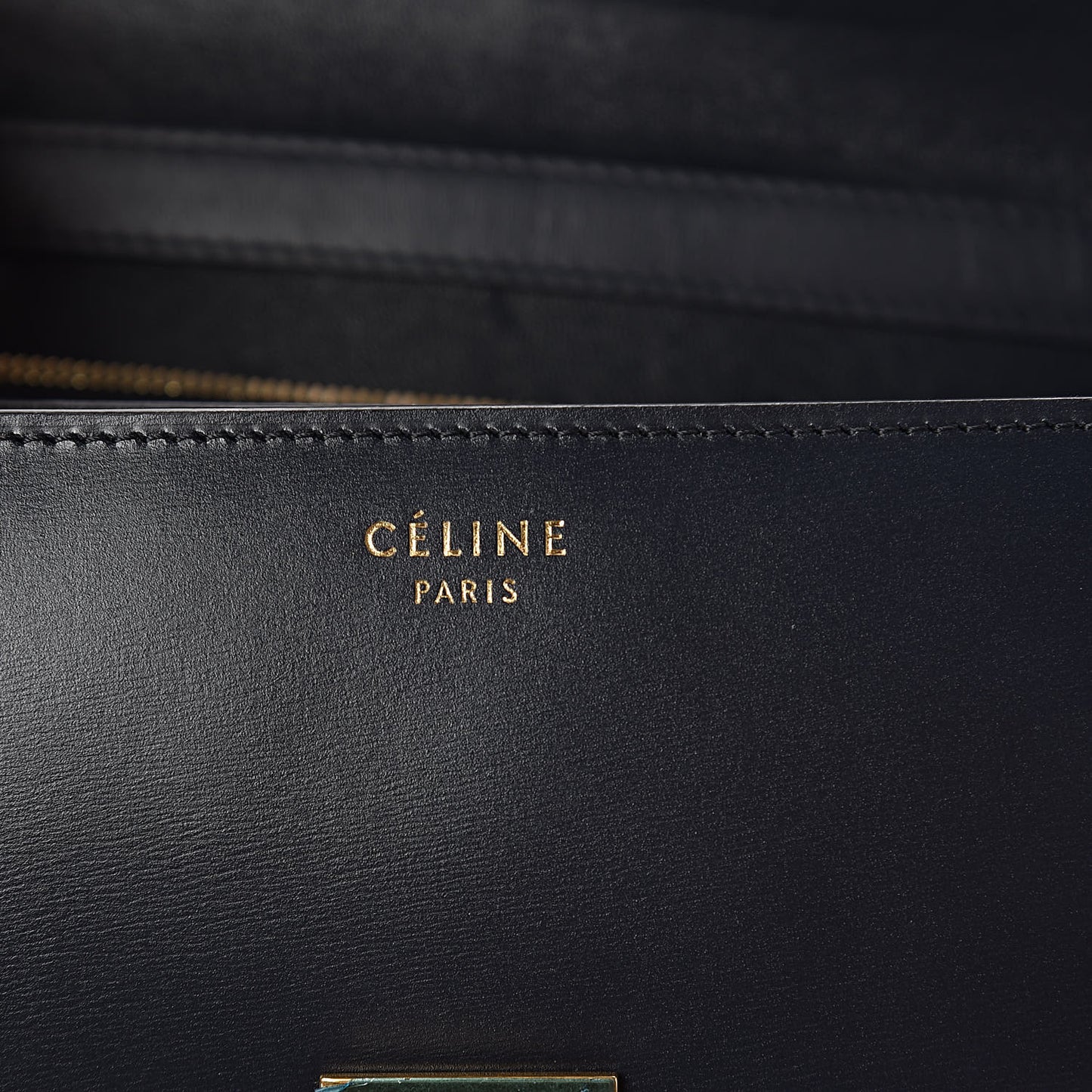 Box Calfskin Medium Classic Box Flap Bag Navy Blue