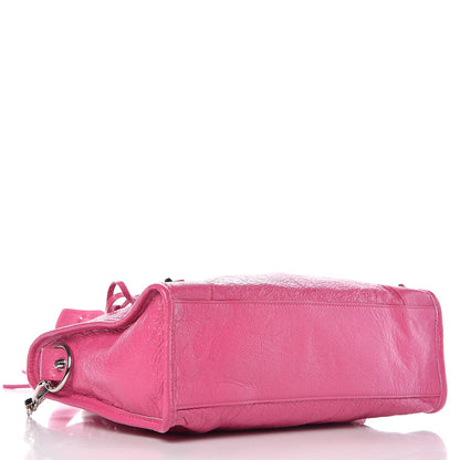 Balenciaga Agneau Classic Silver Hardware S City Rose Flamingo 4 of 7