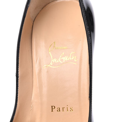 Christian Louboutin Patent Lady Peep 150 Pumps 37.5 Black 6 of 10