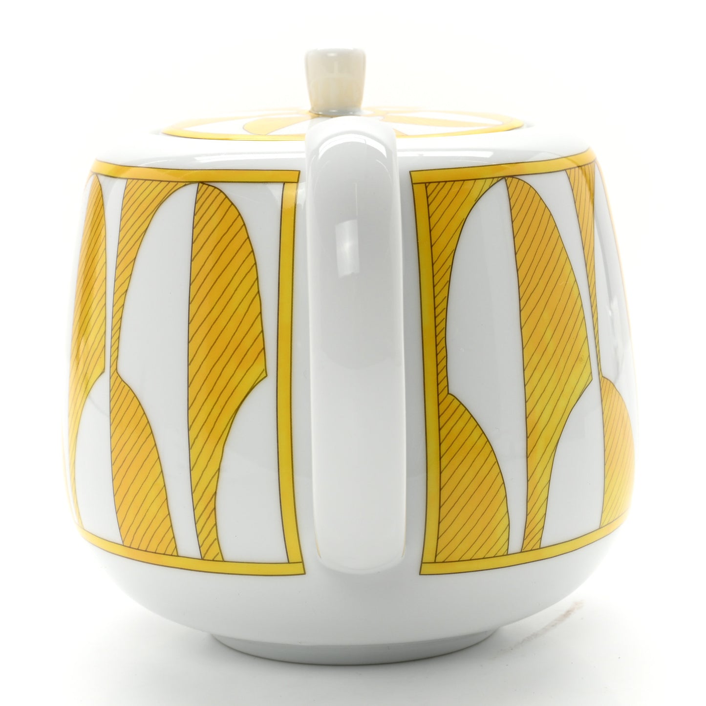 Porcelain Soleil d'Hermes Tea Pot