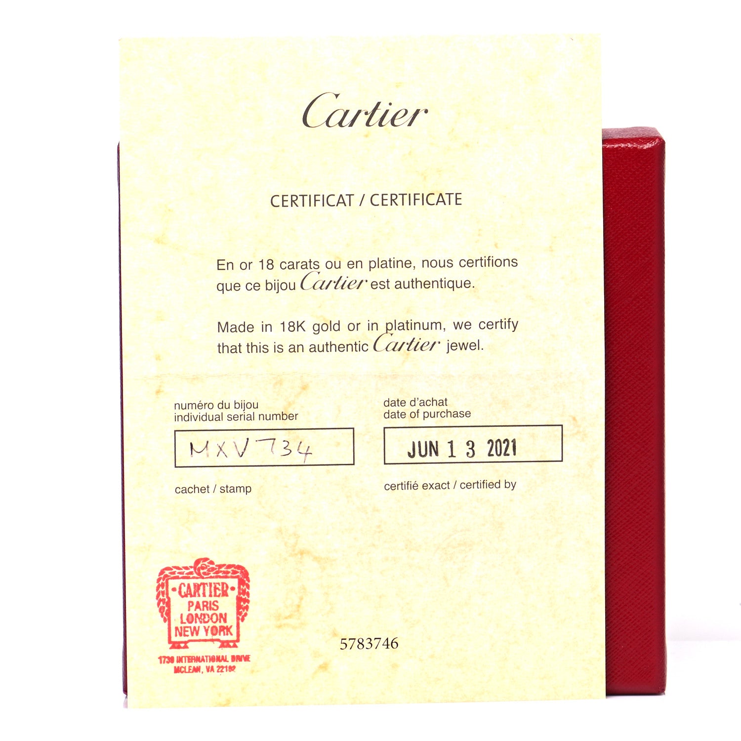 Cartier 18K Yellow Gold LOVE Bracelet 16 7 of 8