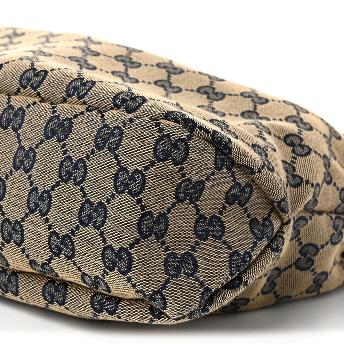Monogram Medium Horsebit Chain Hobo Navy