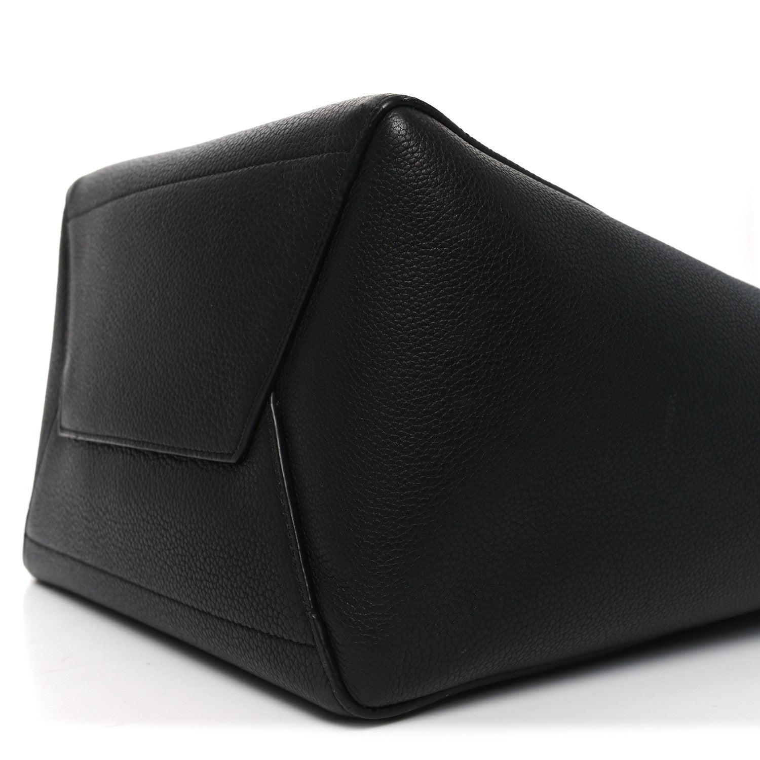 Celine Soft Grained Calfskin Sangle Bucket Bag Black 9 of 9