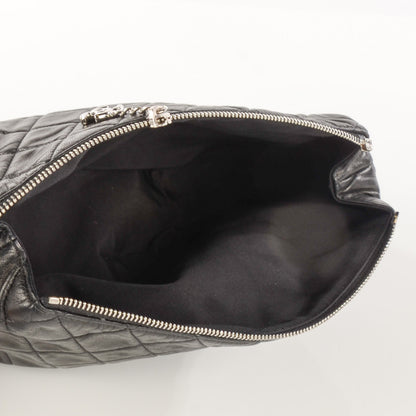 Chanel Lambskin Quilted Cosmetic Case Black 7 of 7