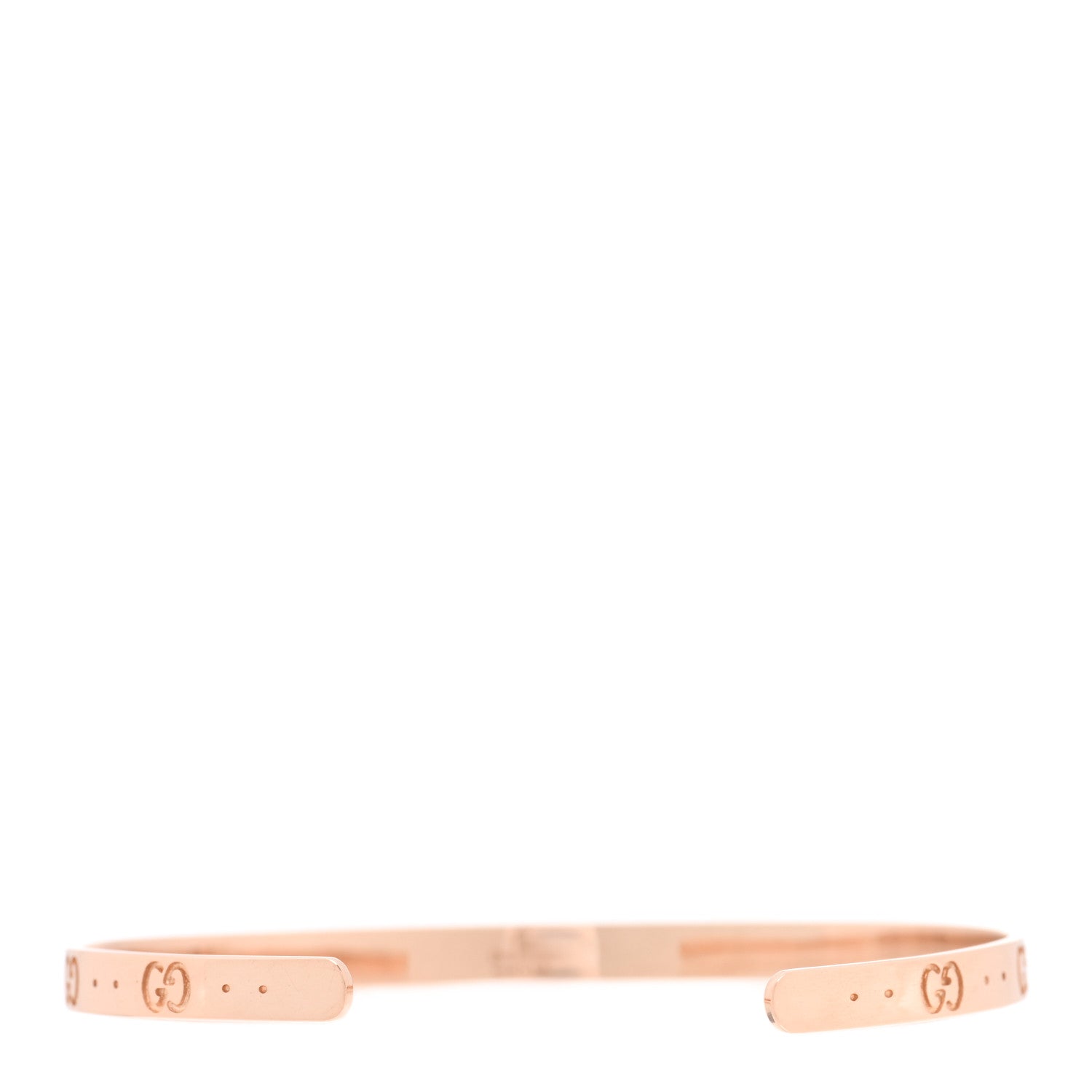 Gucci 18K Rose Gold Icon Cuff Bracelet 2 of 4
