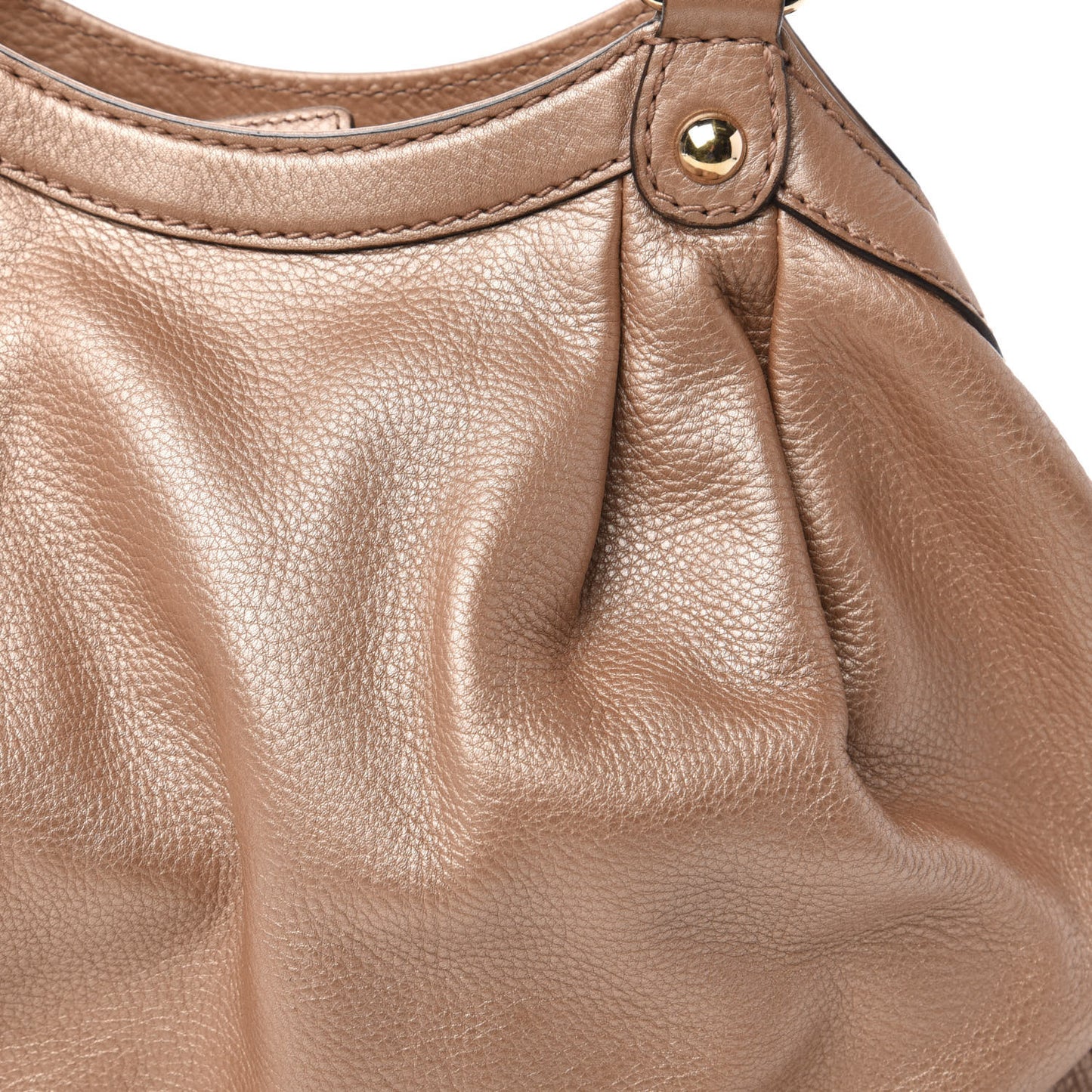Metallic Calfskin Medium Sukey Tote Pink