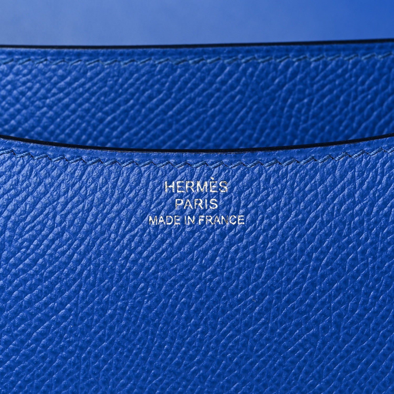 Hermes Epsom Enamel Constance 18 Bleu France 6 of 11