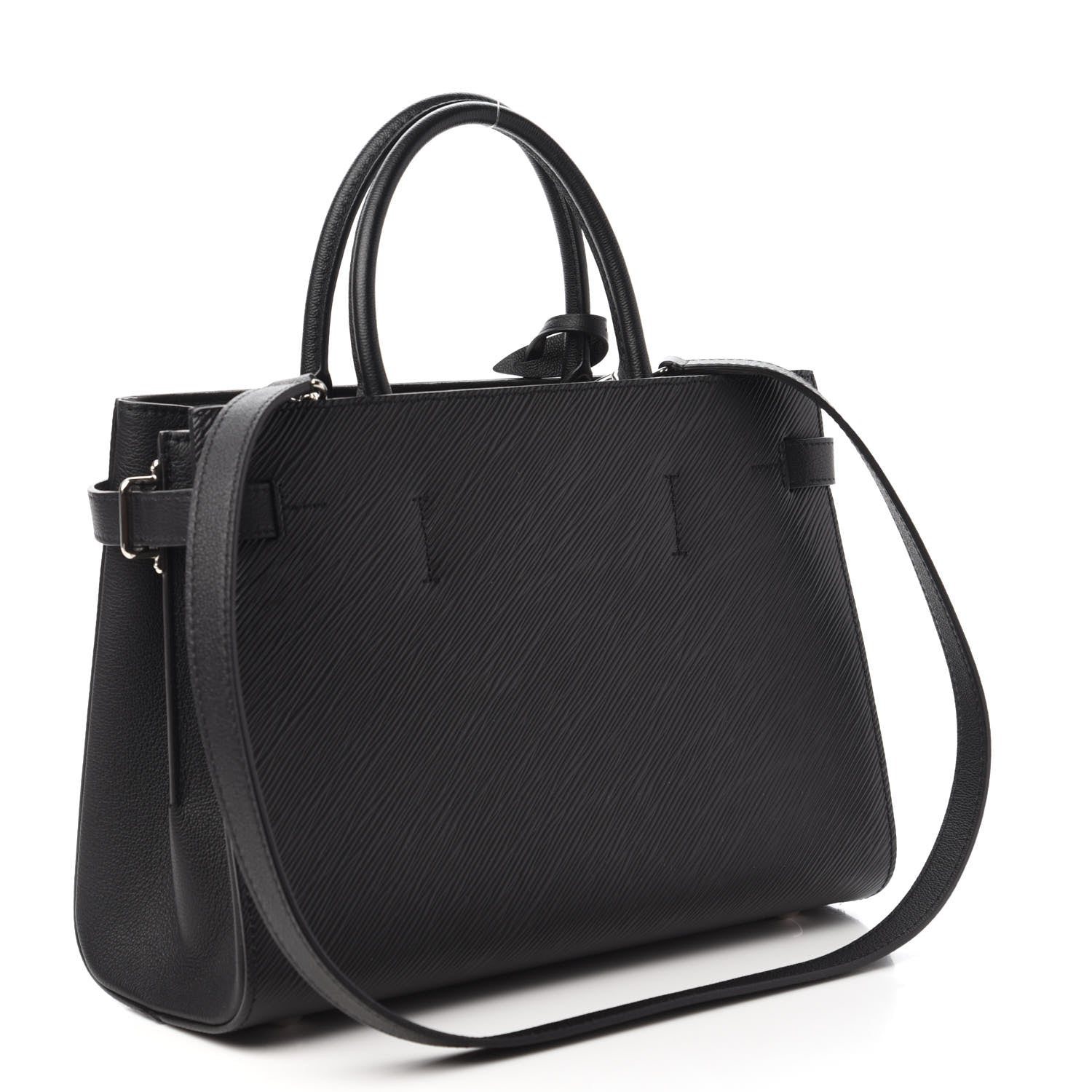 Louis Vuitton Epi Twist Tote Black 3 of 9