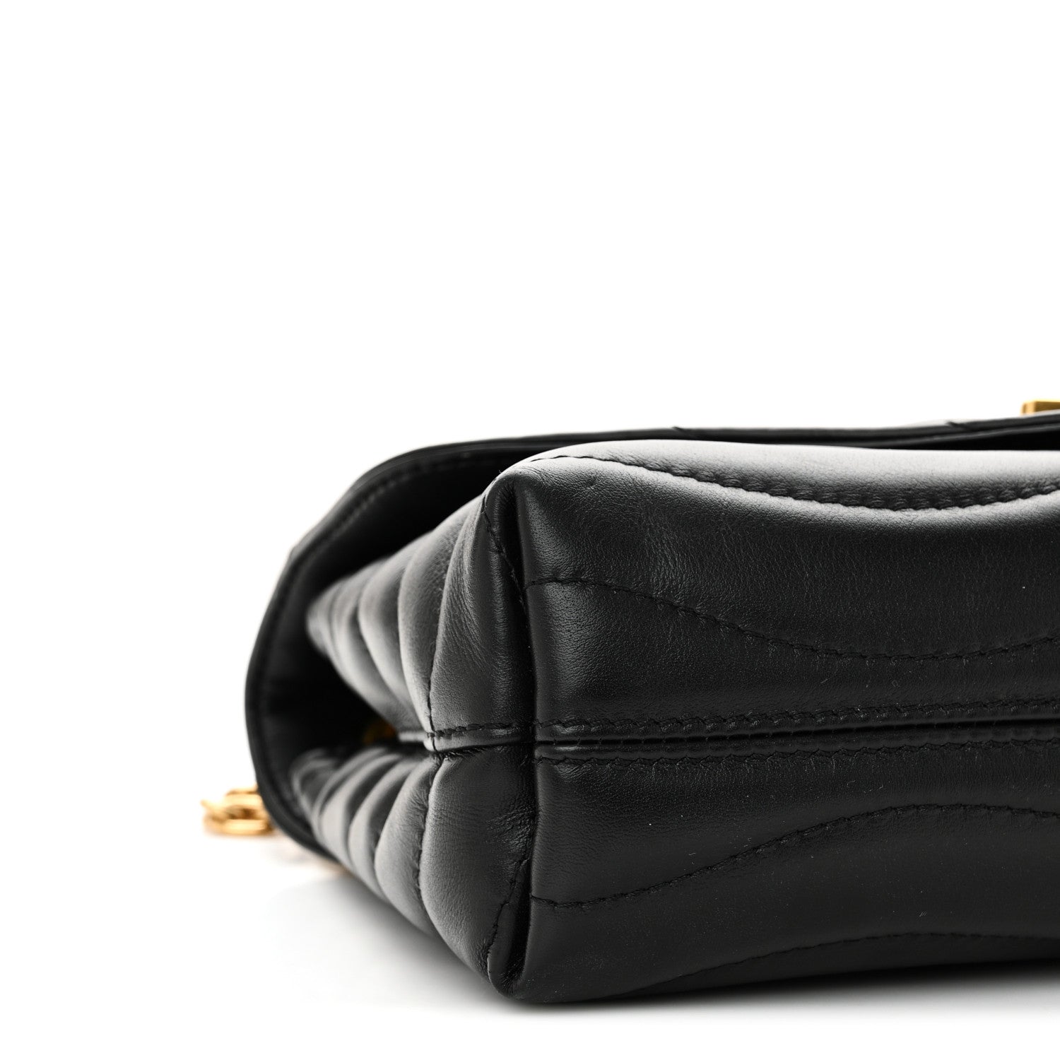 Louis Vuitton Calfskin New Wave Chain MM NM Black 8 of 9