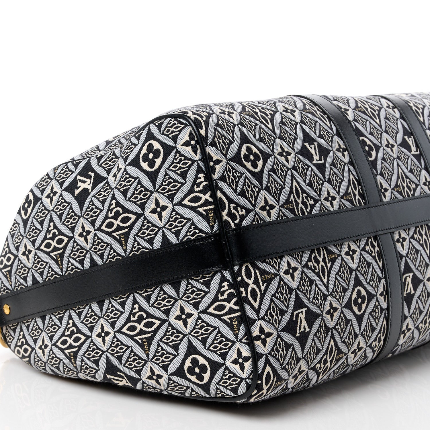 Louis Vuitton Jacquard Since 1854 Keepall Bandouliere 45 Grey 13 of 14