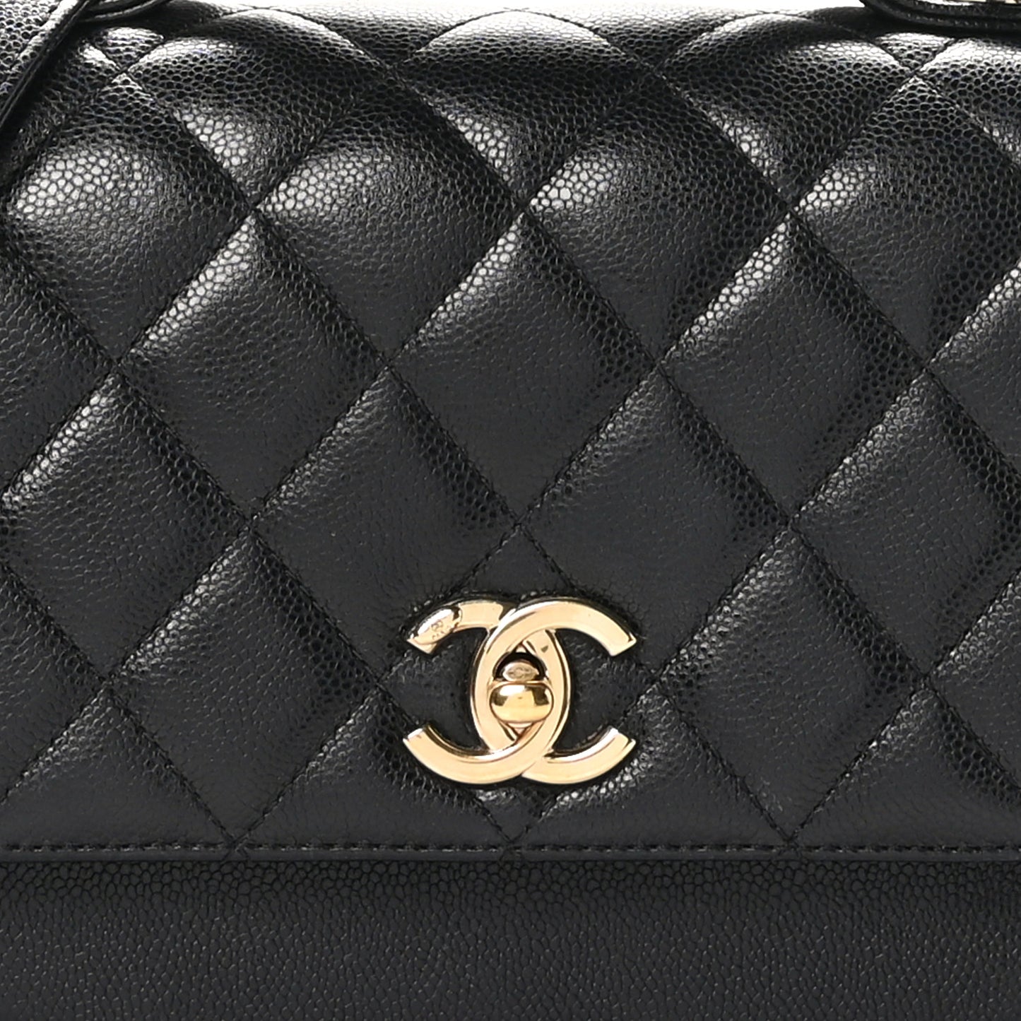 Caviar Quilted Medium Business Affinity Flap Black