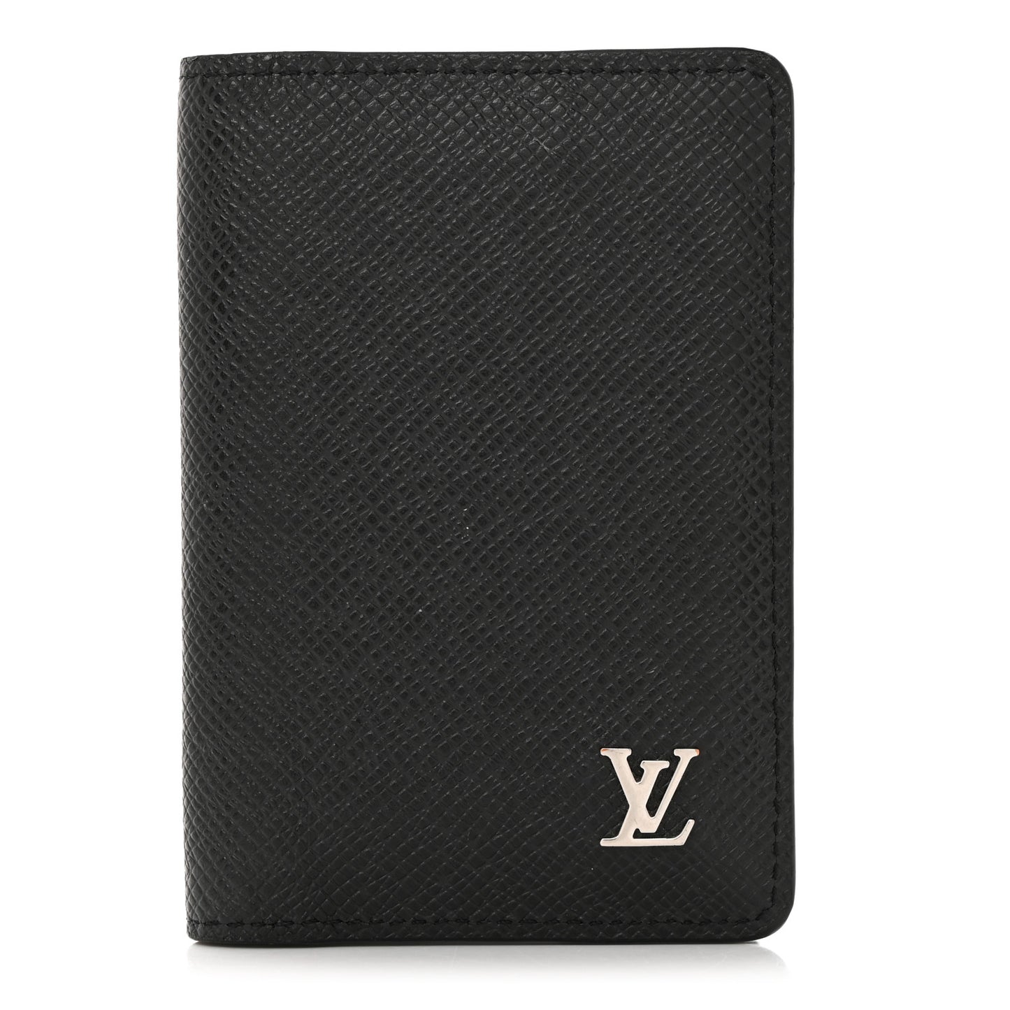 LOUIS VUITTON Taiga Pocket Organizer NM Black