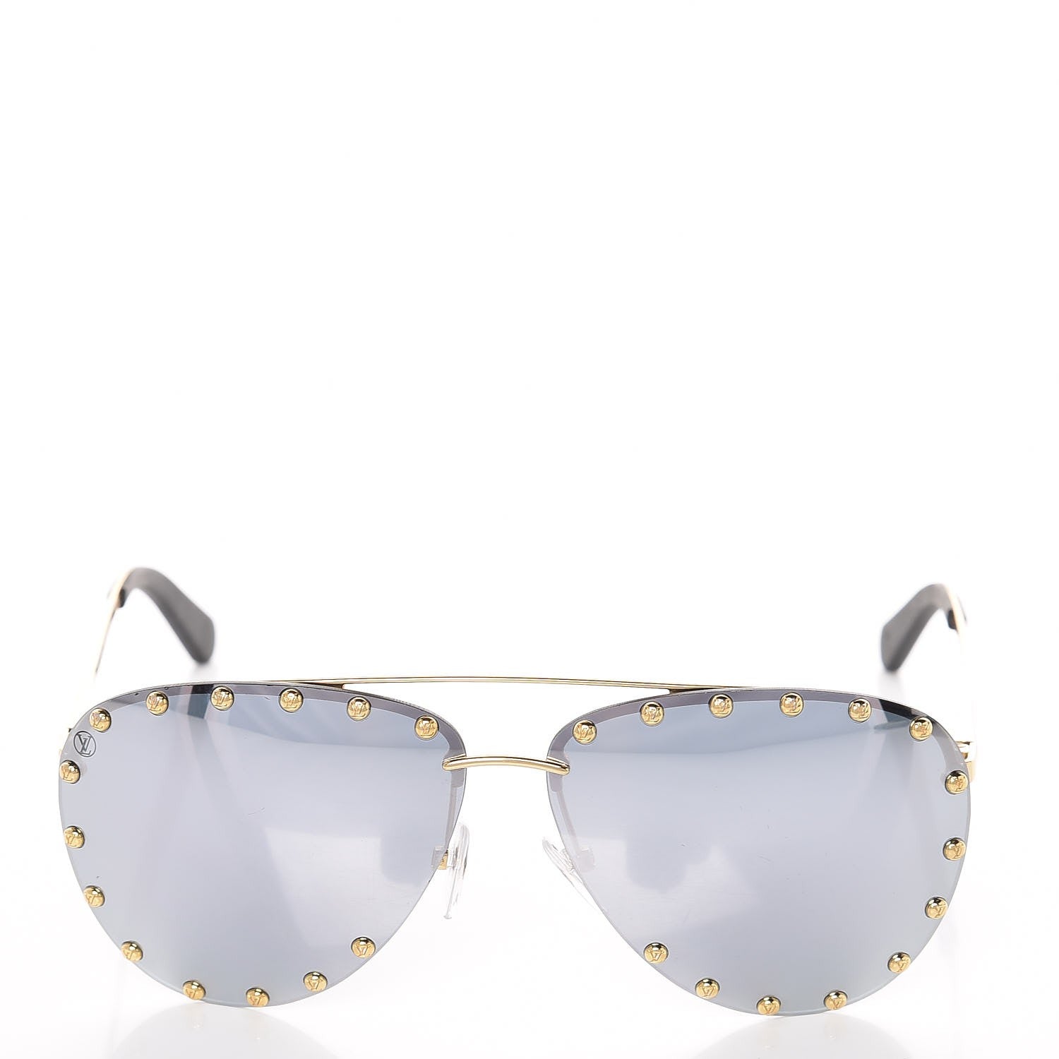 Louis Vuitton The Party Aviator Sunglasses Z0923U Silver 2 of 7
