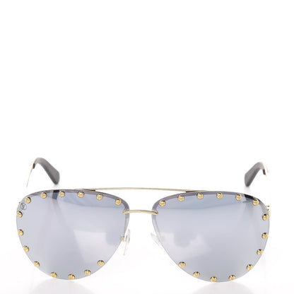Louis Vuitton The Party Aviator Sunglasses Z0923U Silver 2 of 7